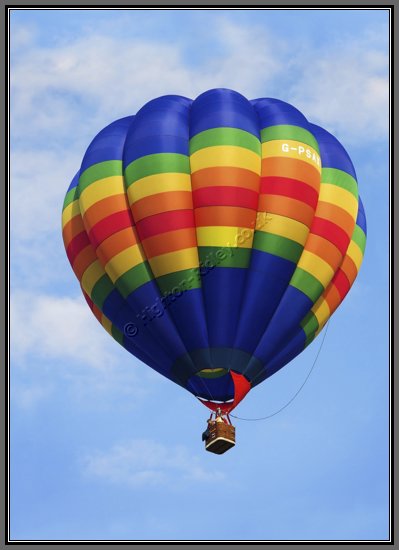 hot air ballooning images. Rainbow Hot Air Balloon