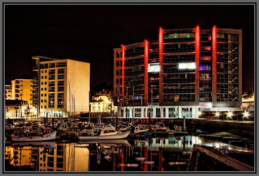 barbican-north-quay.jpg Barbican North Quay by Night