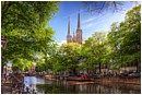 Singel Canal with Cathedral - cathedral-canal-view.jpg click to see this fine art photo at larger size