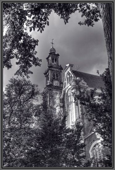 westerkerk-prinsengracht-bw.jpg Westerkerk, Prinsengracht Canal
